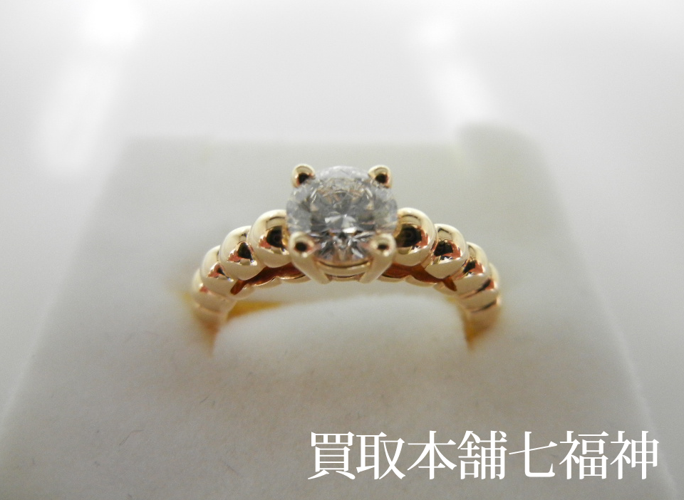 Van Cleef & Arpels（ヴァンクリーフ＆アーペル） ペルレ ダイヤリング0.52ctの買取事例