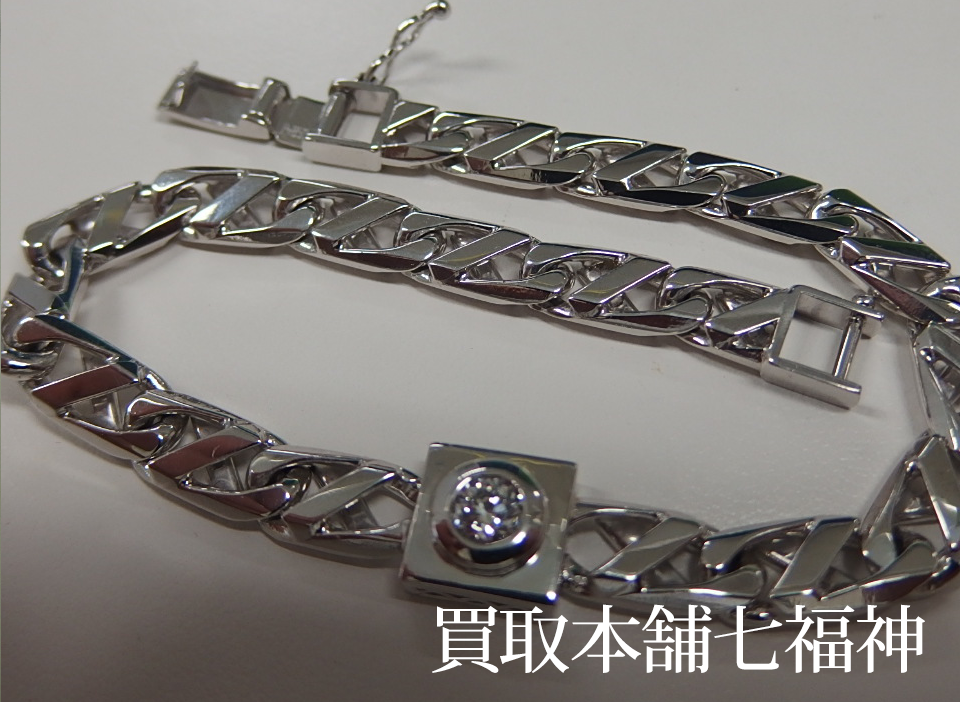 Pt850 ダイヤモンド0.308ctブレスレットの買取事例