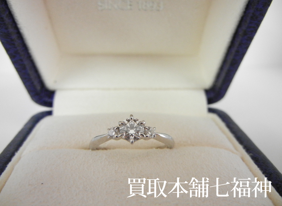 ミキモト ダイヤモンド0.31ct0.07ctリングの買取事例