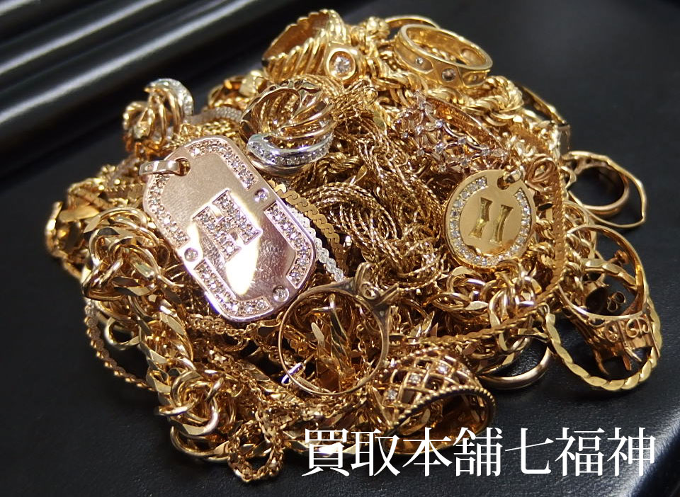 K18 アクセサリーまとめての買取事例