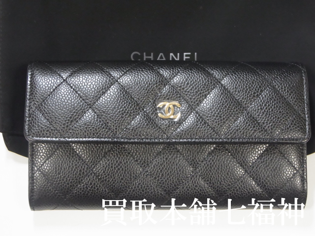CHANEL(シャネル) キャビアスキン(未使用) 財布の買取事例
