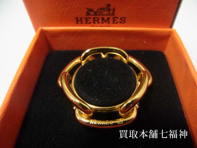 HERMES（エルメス）スカーフリング ルガテ シェーヌダンクル