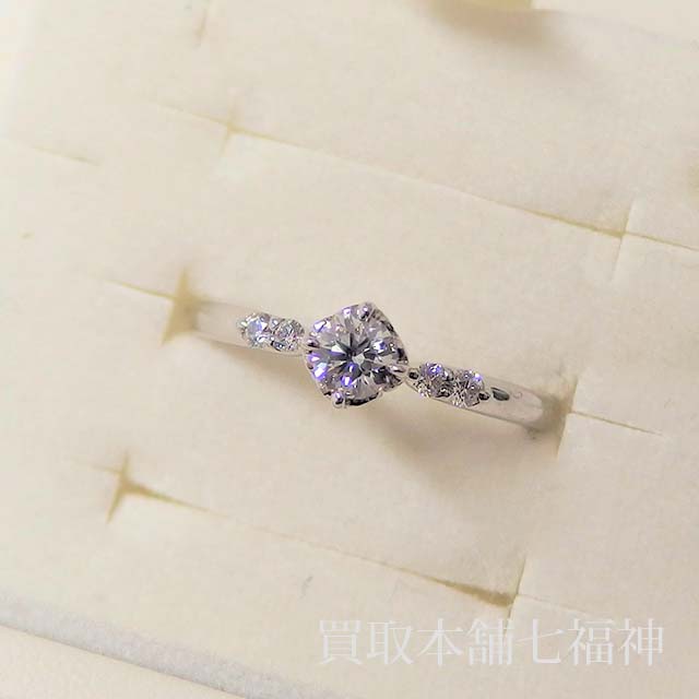 Pt900 ダイヤモンド（エンゲージ）リング 0.201ct