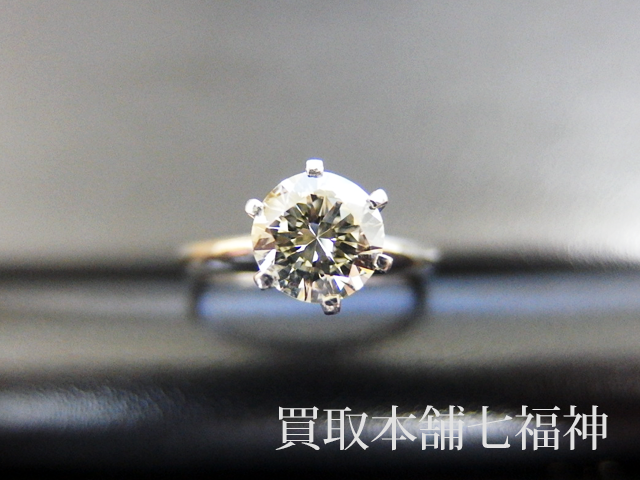 Pt850ダイヤモンド付リングの買取事例