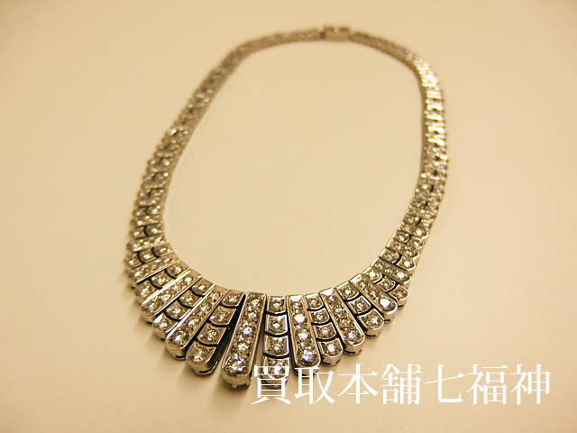 ミキモト Pt900 ダイヤ10.91ct ネックレスの買取事例