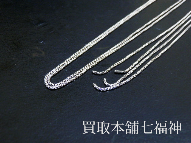 Pt850 プラチナ ベネチアンネックレスチェーンの買取事例
