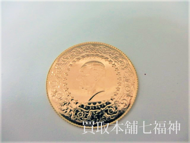 K22 トルコ 100クルシュ金貨の買取事例