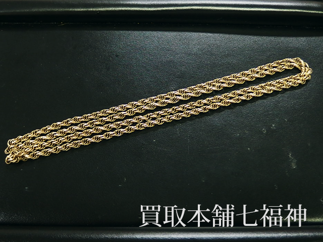K14刻印無しネックレスの買取事例