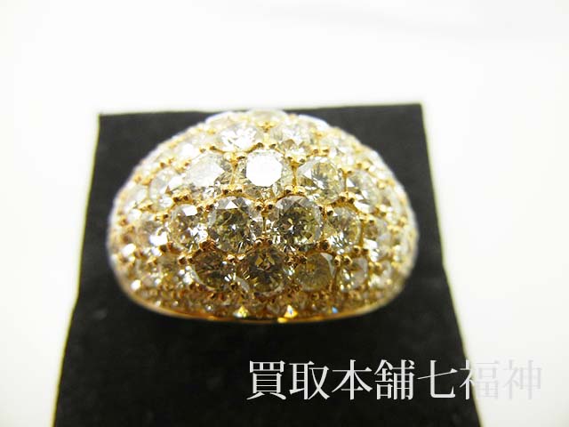 K18 ダイヤモンドリング 5.86ctの買取事例