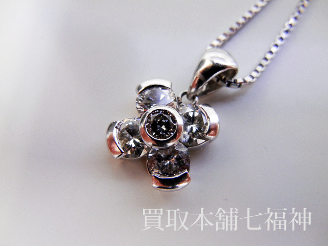 Pt900/Pt850ダイヤネックレス 1.76ctの買取事例
