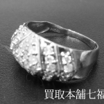 Pt1000 メレダイヤ付リングの買取事例 Pt1000 メレダイヤ付リングの買取事例