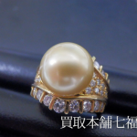 【買取相場88,000~98,000円】直径11mm ゴールデンパールリングの買取事例 【買取相場88,000~98,000円】直径11mm ゴールデンパールリングの買取事例