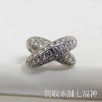 【買取相場55,000～75,000円】Pt900ダイヤモンド付リングの買取事例
