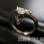 【買取相場20,000～25,000円】Pt900 プラチナ チャーム付きメレダイヤリングの買取事例