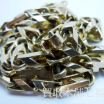 18K【アトK 】刻印の金ネックレス