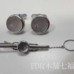 メレダイヤ付カフス/ネクタイピン