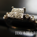 Pt900 メレダイヤモンド1.00ct 0.15ctリング