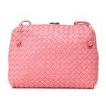Bottega Veneta ボッテガ・ヴェネタ ショルダーバッグ ピンク ラムスキン イントレチャート