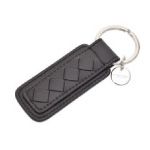 Bottega Veneta ボッテガ・ヴェネタ キーリング ナッパ ブラック SV金具