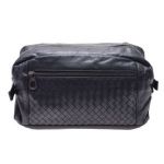 Bottega Veneta ボッテガ・ヴェネタ ウエストバッグ イントレチャート ブラック