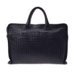 Bottega Veneta ボッテガ・ヴェネタ 書類カバン イントレチャート カーフ ブラック B00818452K