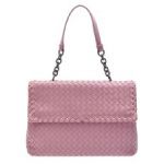 Bottega Veneta ボッテガ・ヴェネタ ハンドバッグ イントレチャート カーフ ピンク