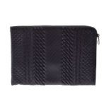 Bottega Veneta ボッテガ・ヴェネタ ドキュメントケース インペラトーレ ブラック カーフ