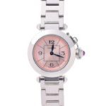 Cartier カルティエ ミスパシャ ピンク文字盤