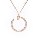 Cartier カルティエ ジュストアンクル ネックレス ダイヤ YG