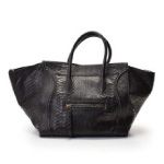 CELINE セリーヌ ラゲージ ファントム パイソン ブラック