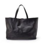 CELINE セリーヌ ホリゾンタルカバ トートバッグ ラム ブラック