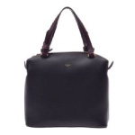 CELINE セリーヌ ソフトキューブ レザー ブラック エンジ バッグ