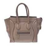 CELINE セリーヌ ラゲージ マイクロショッパー カーフ ベージュ