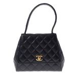 CHANEL シャネル マトラッセ ハンドバッグ ラムスキン