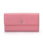 CHANEL シャネル ココカメリア 二ツ折長ファスナー財布 ピンク