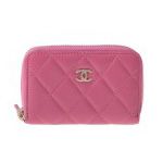 CHANEL シャネル マトラッセ コインケース ラムスキン