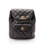 CHANEL シャネル マトラッセ リュック ブラック ラムスキン