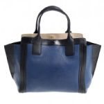 Chloe クロエ アリソン スモールトート ロイヤルネイビー×ブラック