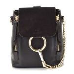 Chloe クロエ フェイ 2WAYバックパック ブラック レザー スエード 17年モデル
