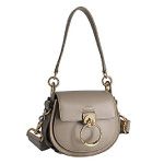 Chloe クロエ テス レザー ショルダーバッグ ベージュ