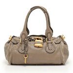 Chloe クロエ パディントン レザー ハンドバッグ ベージュ