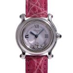 Chopard ショパール ハッピースポーツ 5Pダイヤ SS/革 27/8245-23