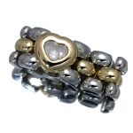 Chopard ショパール ハッピーダイヤ ダイヤモンド K18/SS リング