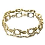 Chopard ショパール ダイヤモンド ブレスレット K18YG