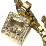 Chopard ショパール ハッピーダイヤ ネックレス K18YG