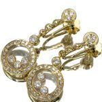 Chopard ショパール ハッピーダイヤ イヤリング K18YG