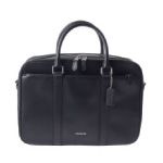 Coach コーチ ビジネスバッグ レザー ブラック