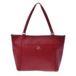 Coach コーチ 2WAYトートバッグ カーフ 赤 G金具