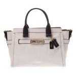 Coach コーチ スワッガー37 キャリーオール 白/黒 カーフ