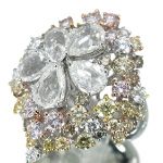 DAMIANI ダミアーニ サンフラワー 6.27ct ダイヤモンド K18WG リング